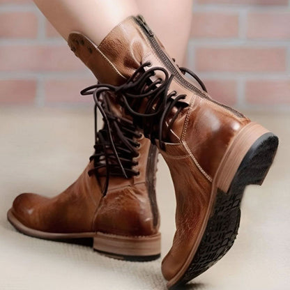 Billie | Women's Studded Lace-Up Ankle Boots