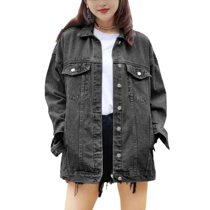 Pamela | Women's Oversized Button-Down Streetwear Jacket