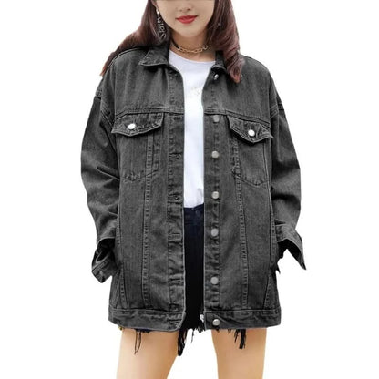 Pamela | Women's Oversized Button-Down Streetwear Jacket
