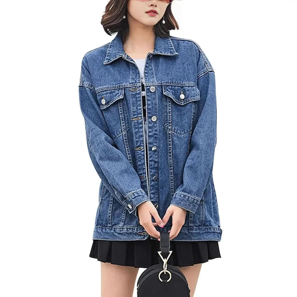 Pamela | Women's Oversized Button-Down Streetwear Jacket