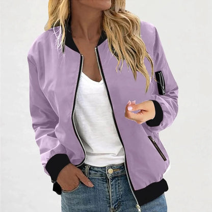 Lyra | Women's Bomber Jacket Casual Outerwear