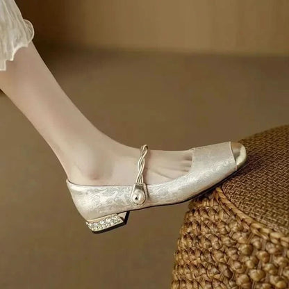 Blair | Bequeme Damenschuhe im Vintage-Stil mit Riemen