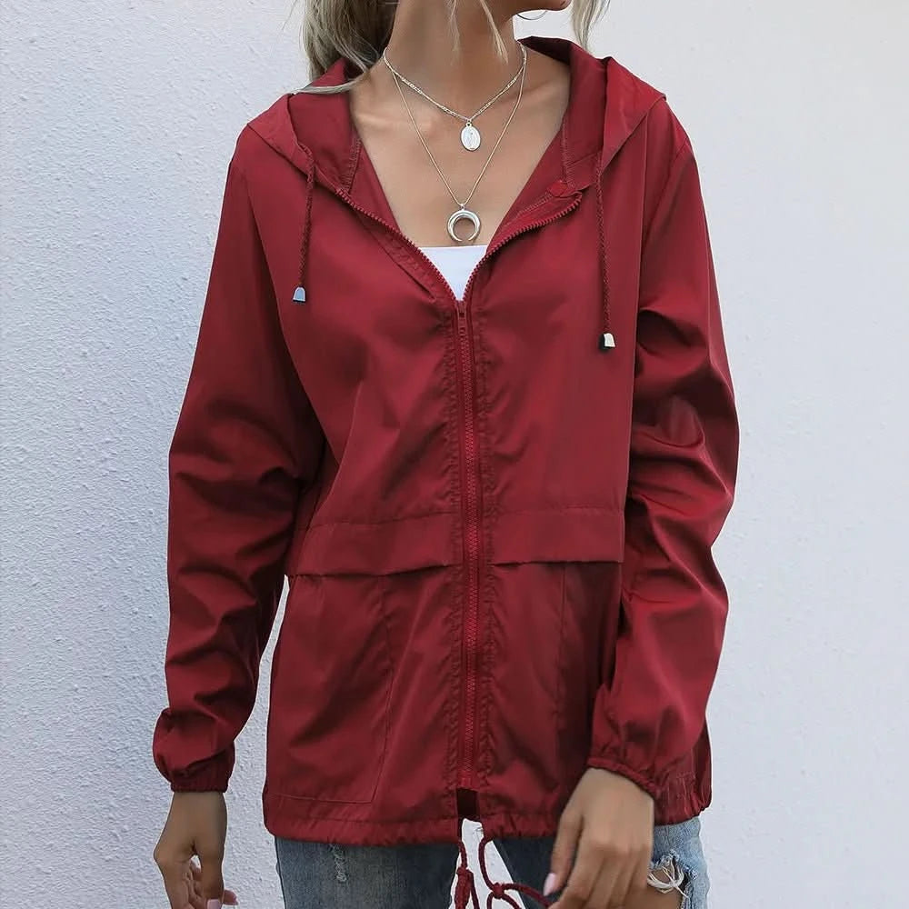 Sloane | Wasserdichte Damen-Windjacke mit Kapuze