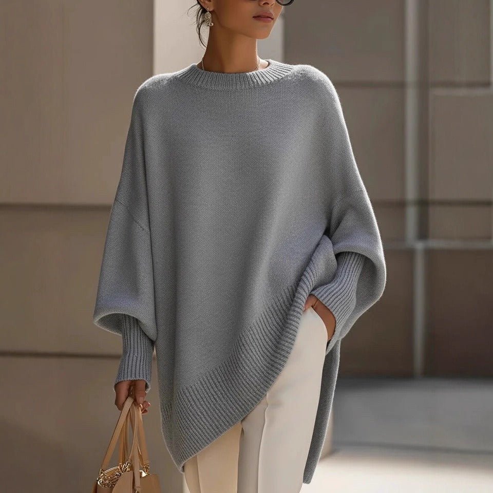 Sadie | Damen-Oversize-Strickpullover zum Drüberziehen