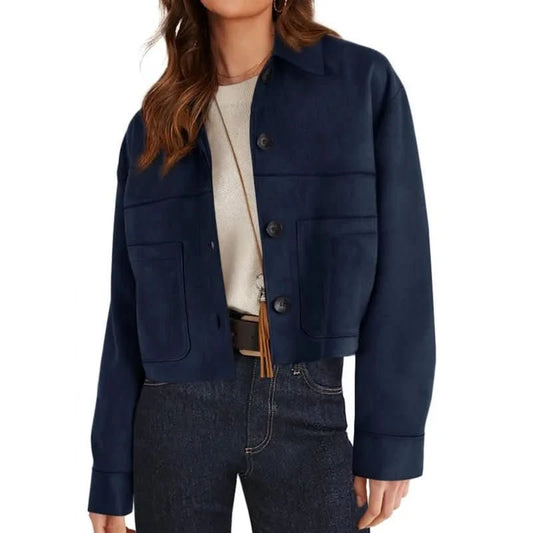 Nova | Women's Faux Cropped Jacket for Winter Layering