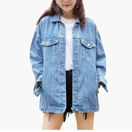 Pamela | Women's Oversized Button-Down Streetwear Jacket