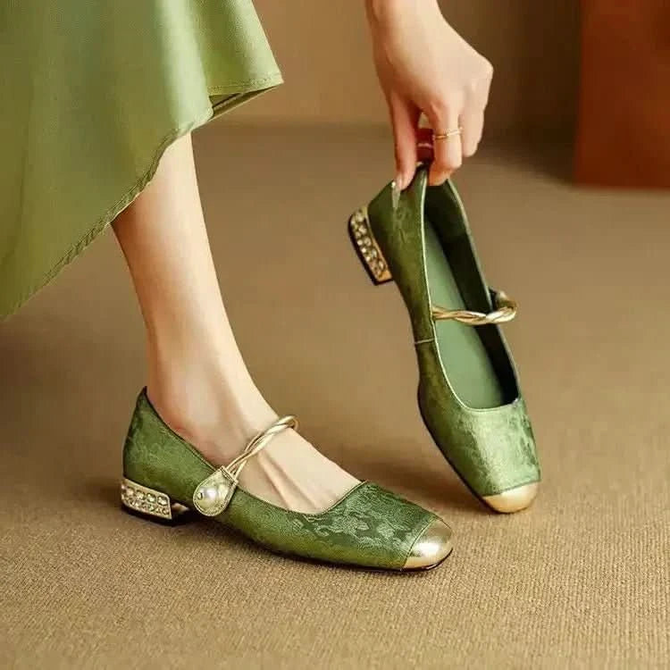 Blair | Bequeme Damenschuhe im Vintage-Stil mit Riemen