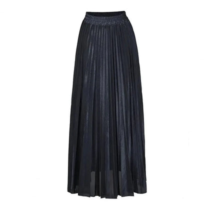 Kira | Women's Pleated High-Waist Maxi Skirt