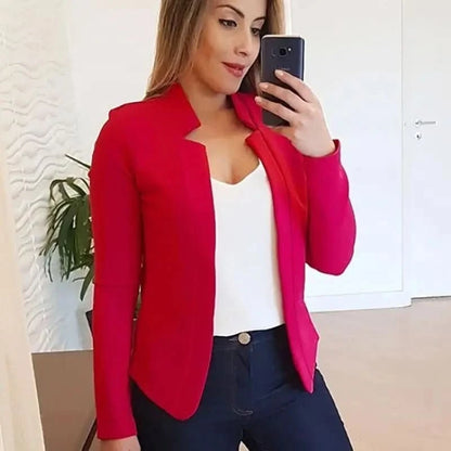 Quinn | Women's Lightweight Open Front Office Blazer