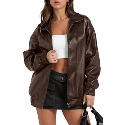 Billie | Women's Oversized Zip-Up Casual Jacket