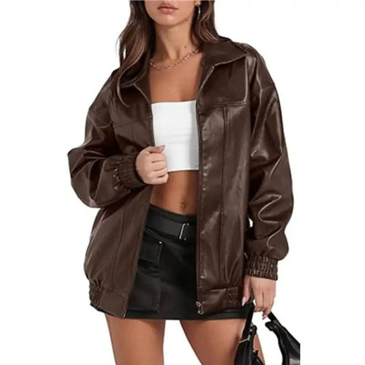 Billie | Women's Oversized Zip-Up Casual Jacket