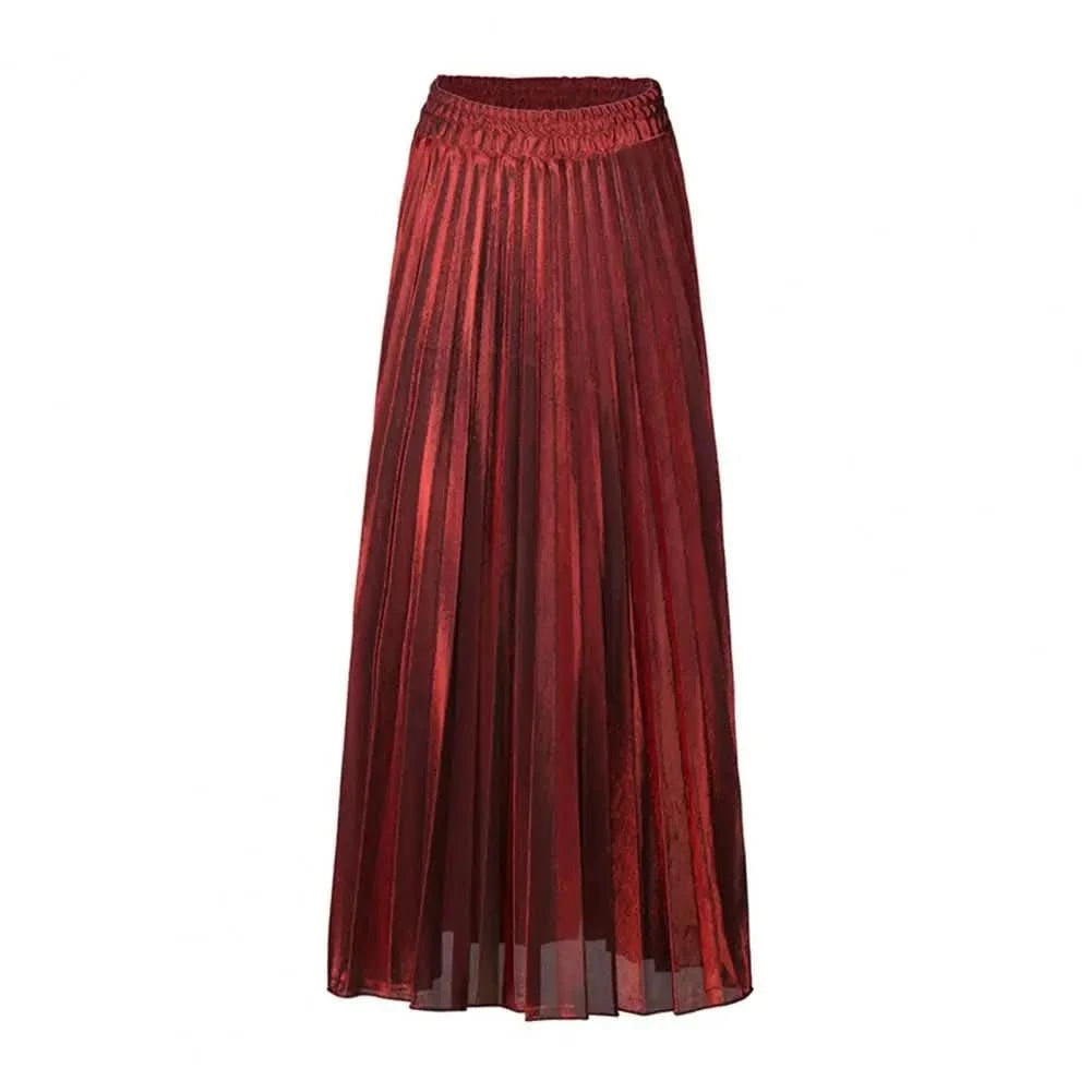 Kira | Women's Pleated High-Waist Maxi Skirt