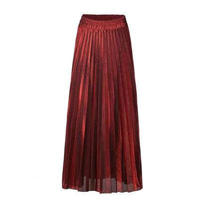 Kira | Women's Pleated High-Waist Maxi Skirt