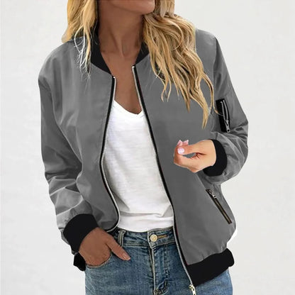 Lyra | Women's Bomber Jacket Casual Outerwear