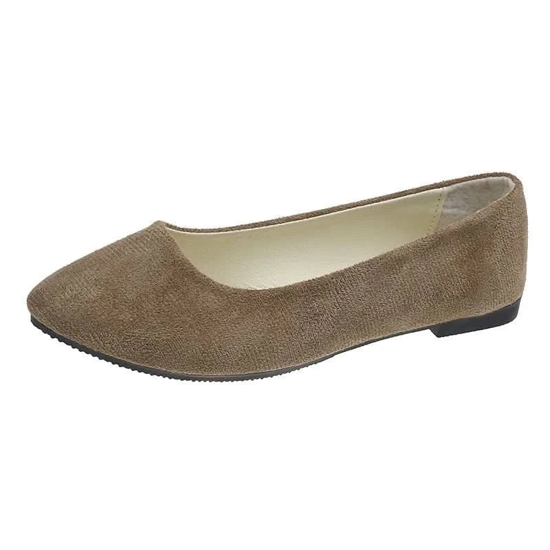 Allison | Women's Pointed Toe Slip-On Ballet Flats