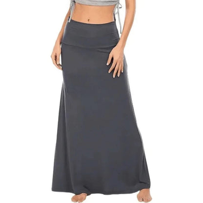 Romy | Women's High Waist A-Line Maxi Skirt