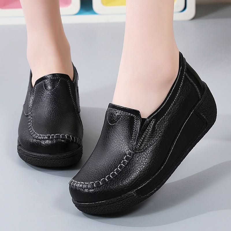 Cleo | Women's Wedge Slip-On Casual Walking Shoes