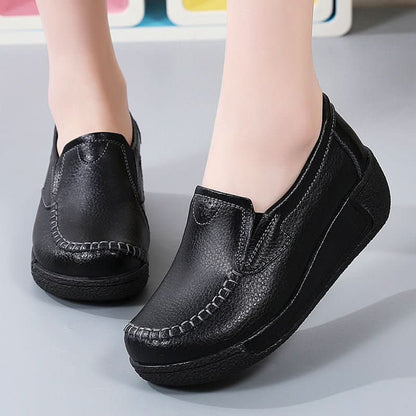 Cleo | Women's Wedge Slip-On Casual Walking Shoes