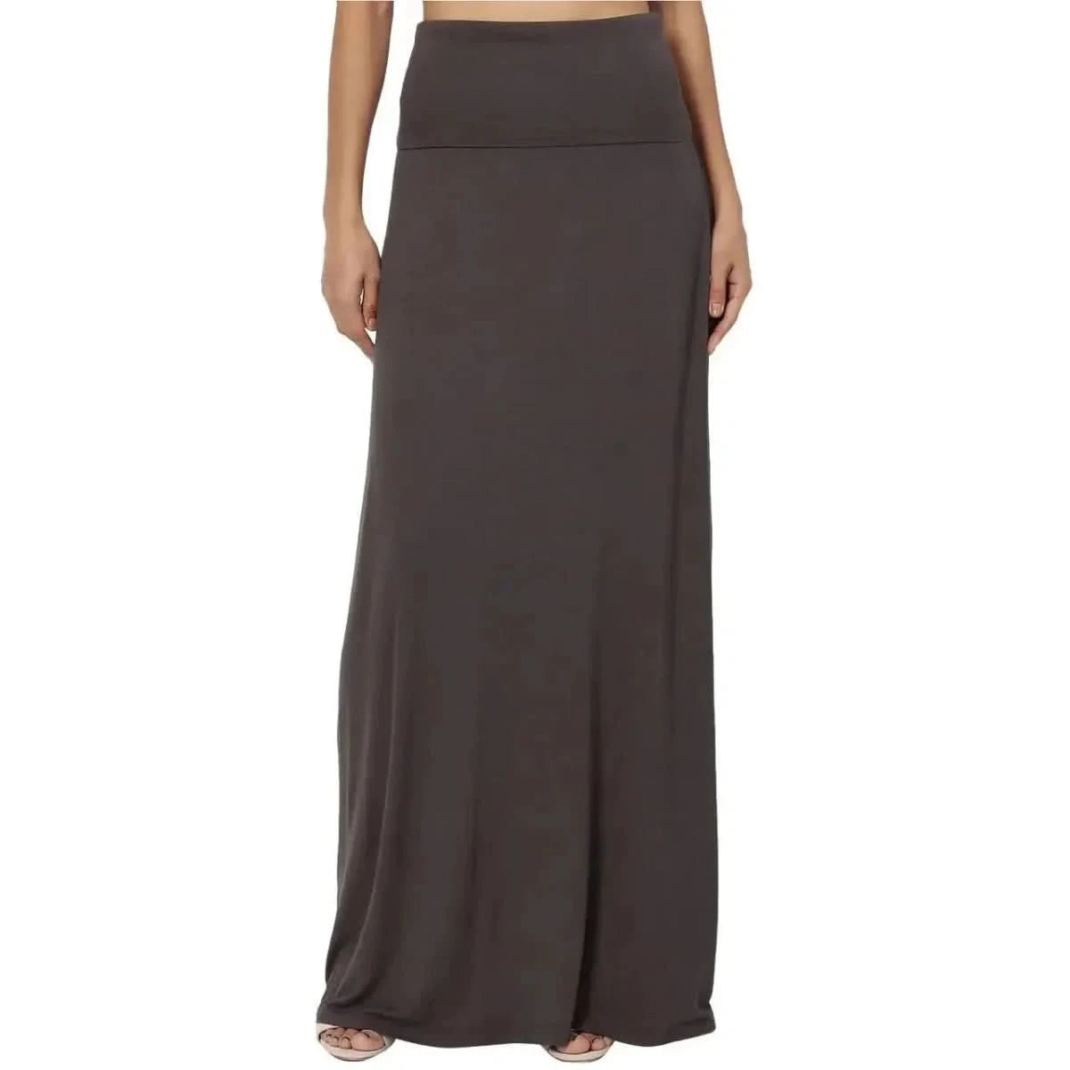 Romy | Women's High Waist A-Line Maxi Skirt