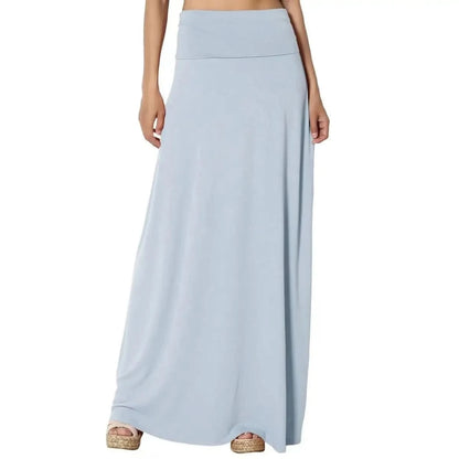 Romy | Women's High Waist A-Line Maxi Skirt