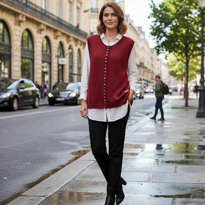Piper | Women's Relaxed Fit Button Detail Cardigan
