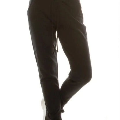 Liv | Women's Elastic Waist Tapered Jogger Trousers