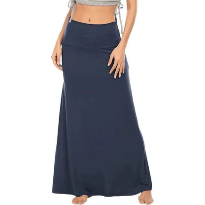 Romy | Women's High Waist A-Line Maxi Skirt