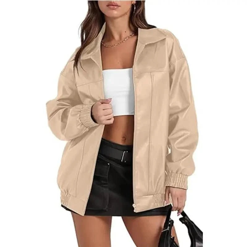 Billie | Women's Oversized Zip-Up Casual Jacket
