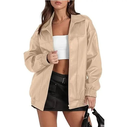Billie | Women's Oversized Zip-Up Casual Jacket