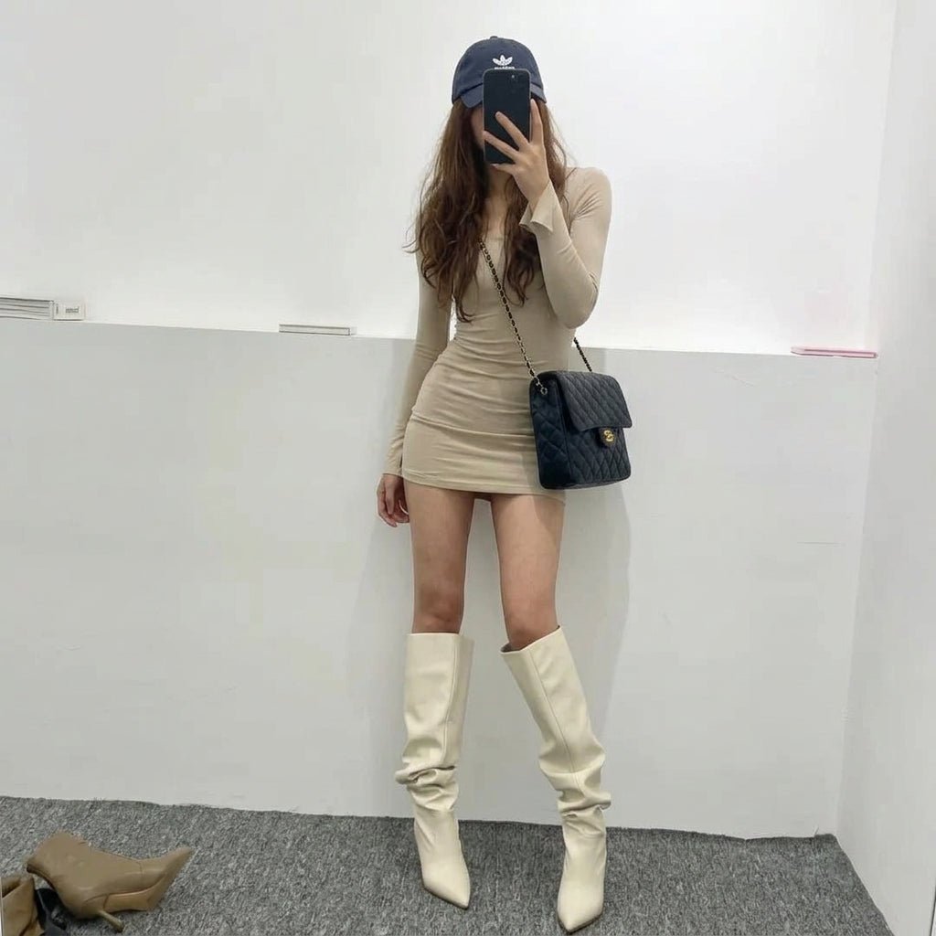 Kadence | Women's Pointed Toe Knee High Boots