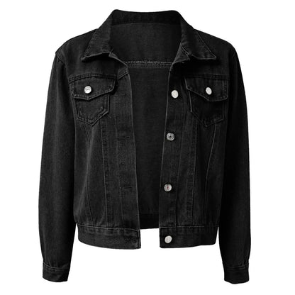 Dakota | Kurze Jacke mit Revers und langen Ärmeln für Damen