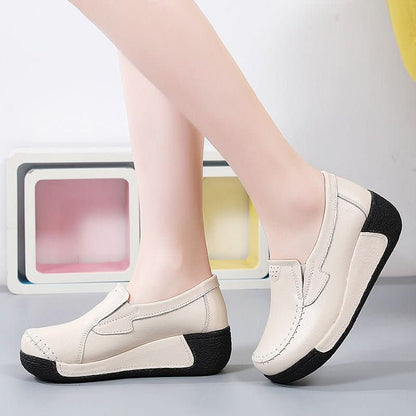 Cleo | Women's Wedge Slip-On Casual Walking Shoes