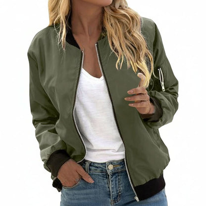 Lyra | Women's Bomber Jacket Casual Outerwear