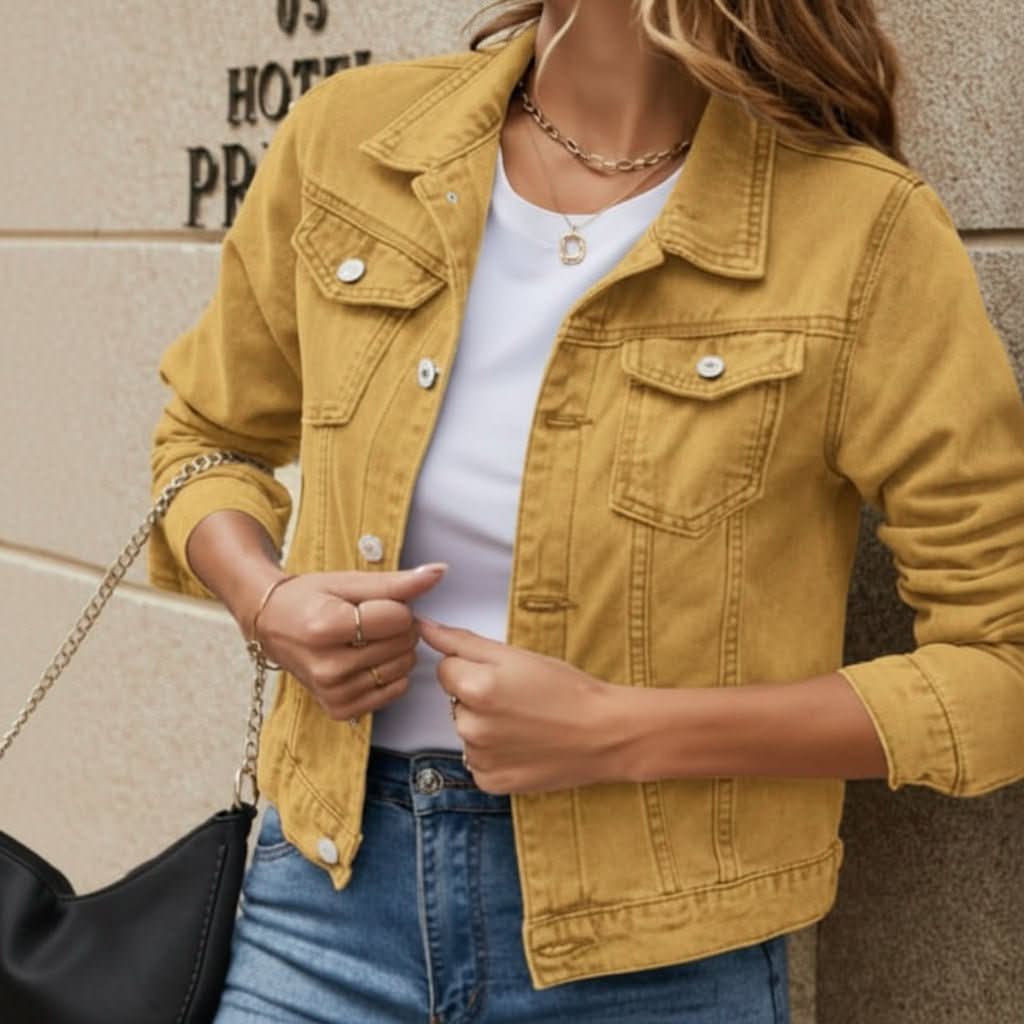 Liv | Women's Plaid Trim Lightweight Jacket