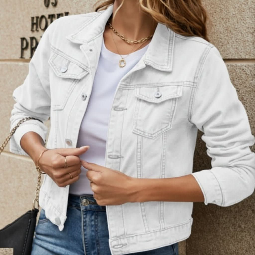 Liv | Women's Plaid Trim Lightweight Jacket