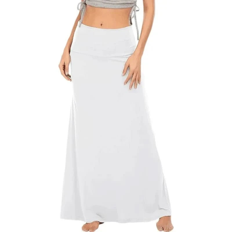 Romy | Women's High Waist A-Line Maxi Skirt
