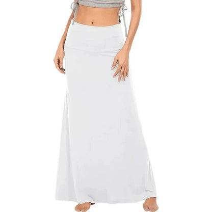 Romy | Women's High Waist A-Line Maxi Skirt
