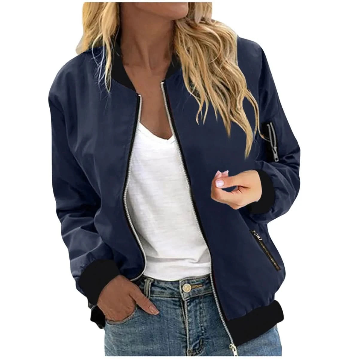 Lyra | Women's Bomber Jacket Casual Outerwear
