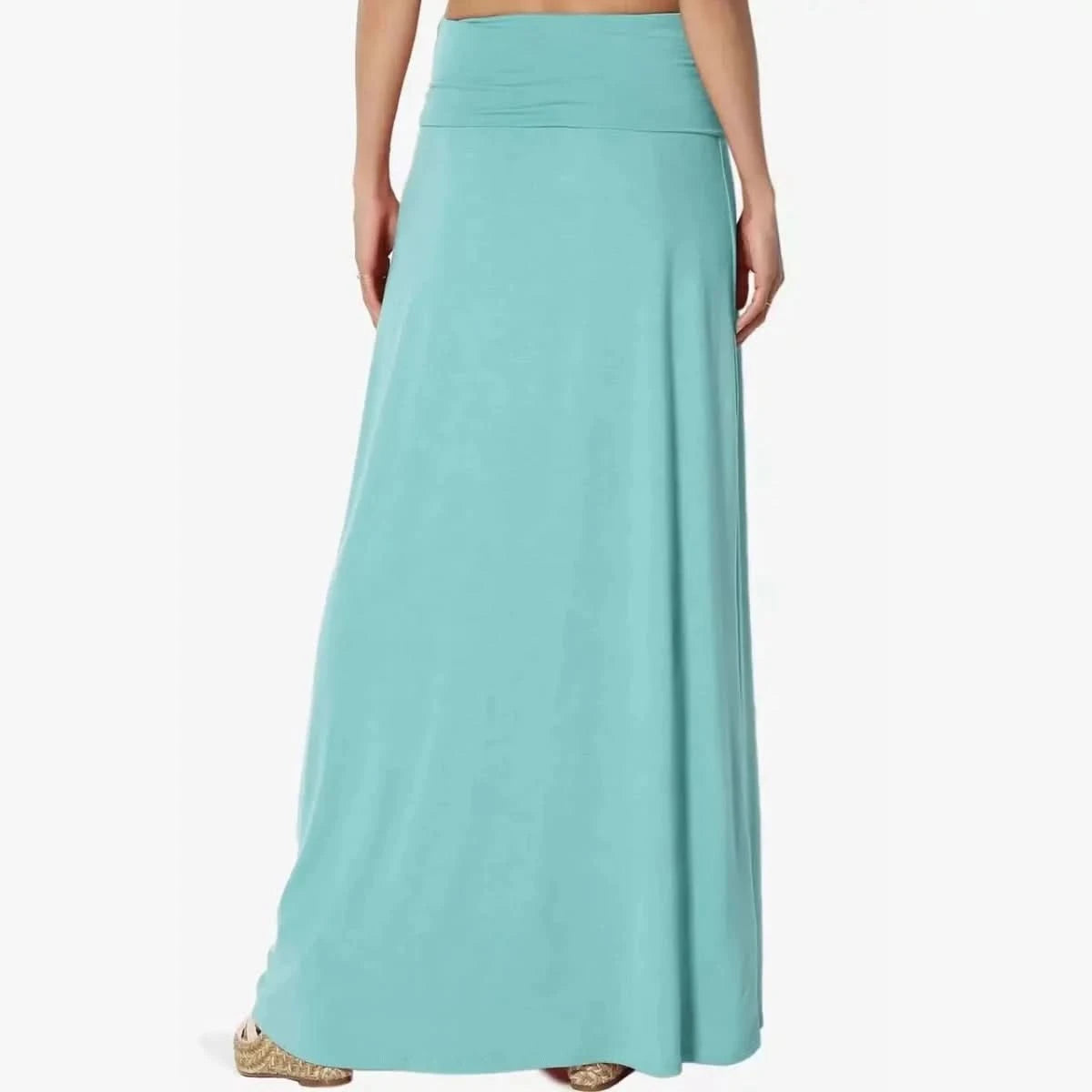 Romy | Women's High Waist A-Line Maxi Skirt