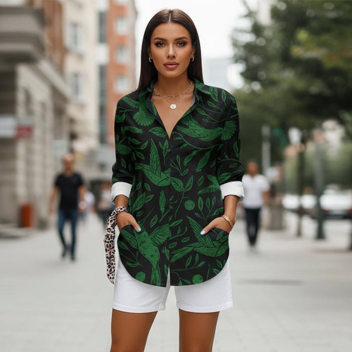 Faye | Women's Patterned Relaxed Casual Top