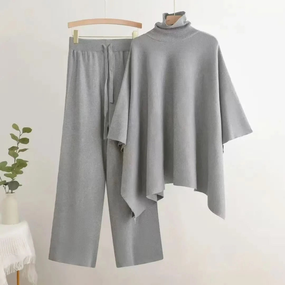 Bree | Conjunto para mujer de cárdigan con mangas murciélago y pantalones