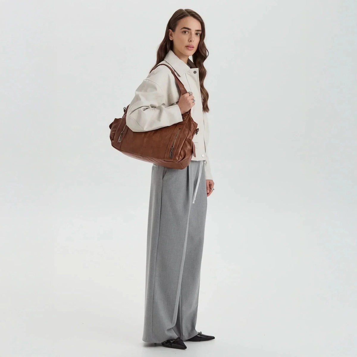 Faye | Women's Vegan Leather Crossbody Bag