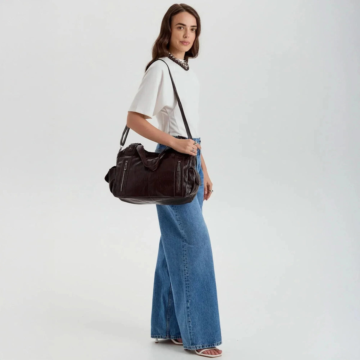 Faye | Women's Vegan Leather Crossbody Bag