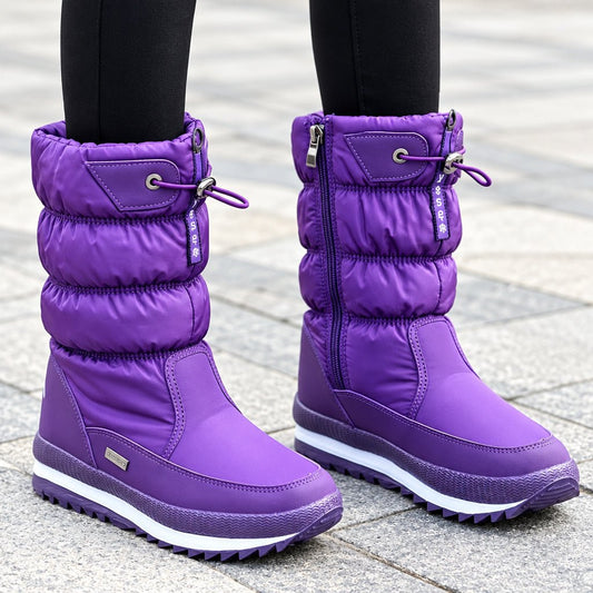 Brandie | Women's Mid-Calf Winter Boots with Platform Sole