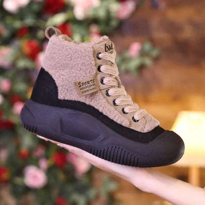 Emilia | Women's Winter High-Top Casual Trainers