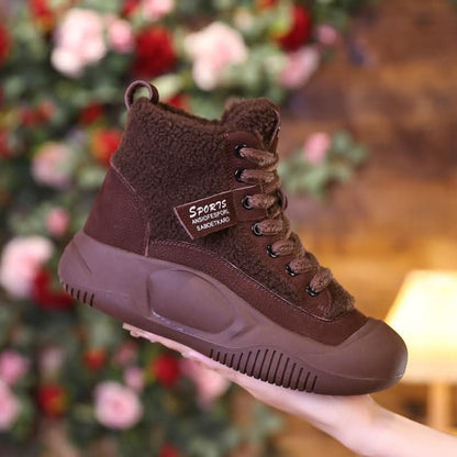 Emilia | Women's Winter High-Top Casual Trainers