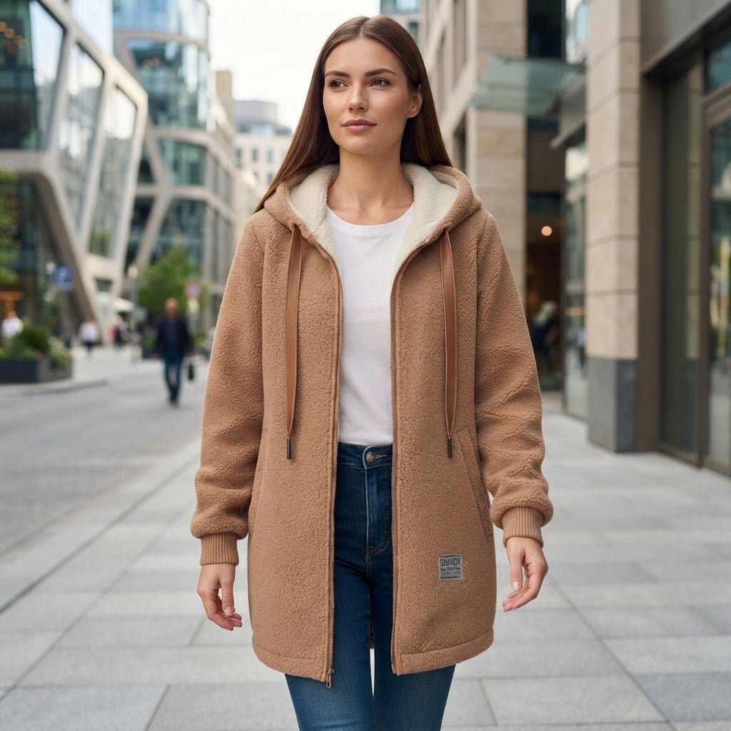 Blair | Women's Hooded Longline Zip-Up Jacket