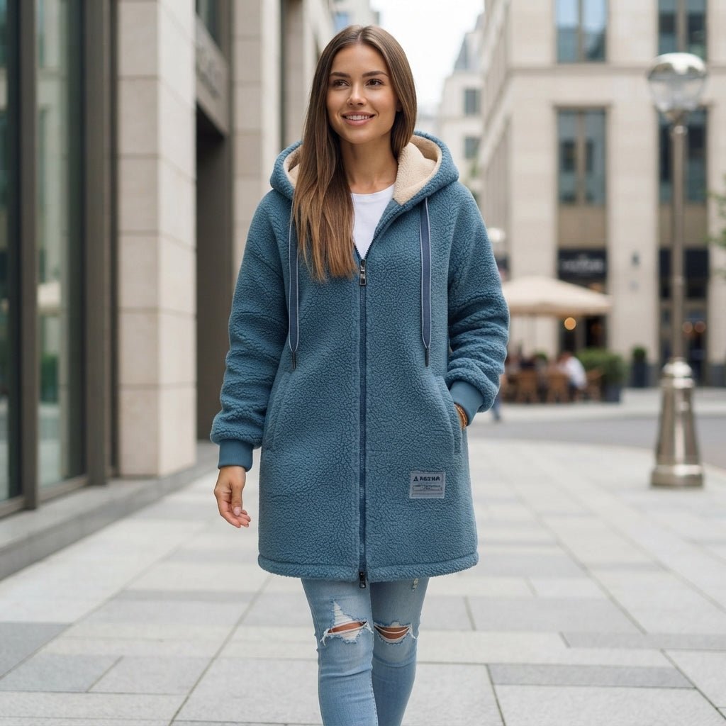 Blair | Women's Hooded Longline Zip-Up Jacket