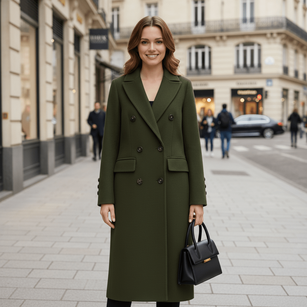 Faye | Women's Lapel Collar Parka Coat for Cooler Days