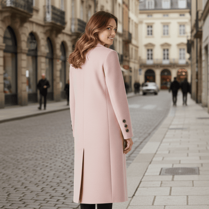 Faye | Women's Lapel Collar Parka Coat for Cooler Days
